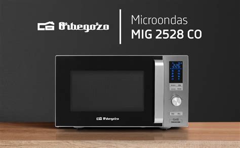 Microondas Orbegozo MIG 2528 CO en una cocina moderna