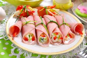 Queso crema con taquitos de jamón para sandwich