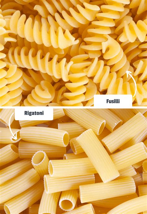 Pasta corta para gratinar (tortiglioni, rigatoni, fusilli, penne)
