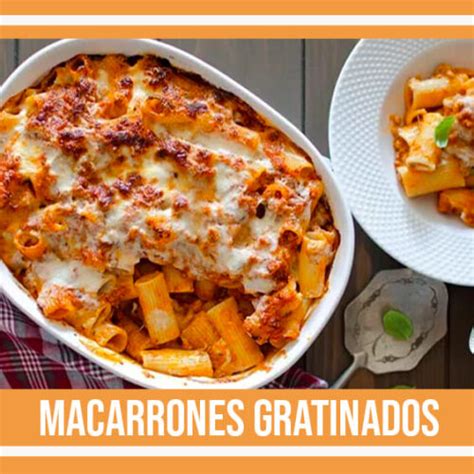 Ingredientes básicos para macarrones gratinados