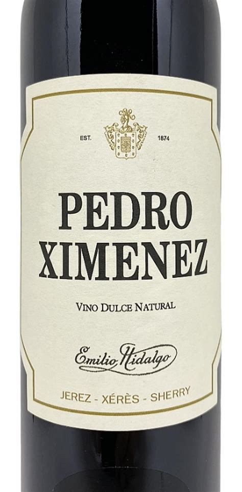 Botella de Pedro Ximénez