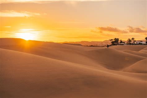 Dunas de Maspalomas al atardecer