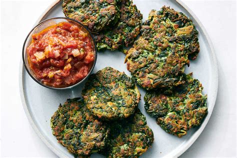 Tabla nutricional de tortitas de espinacas