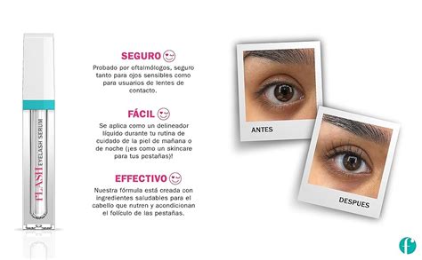Instrucciones de aplicación del sérum para pestañas