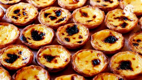 Pasteles de Belém listos para hornear