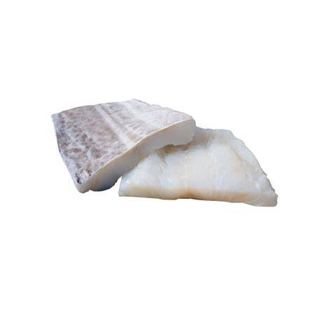 Diferentes cortes de bacalao congelado (lomos, filetes, ventresca)