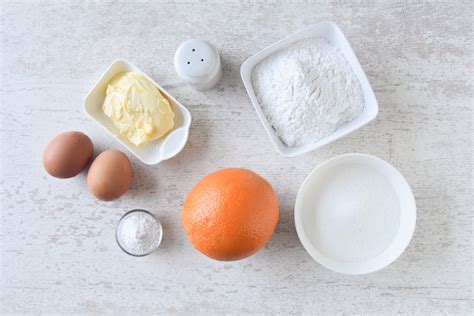 Ingredientes para bizcocho de naranja