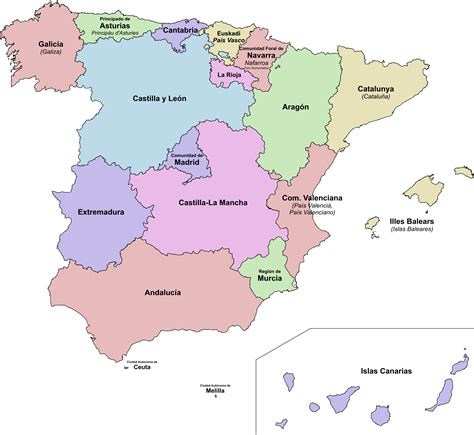 Mapa de España con las comunidades autónomas y las variedades de tomate destacadas