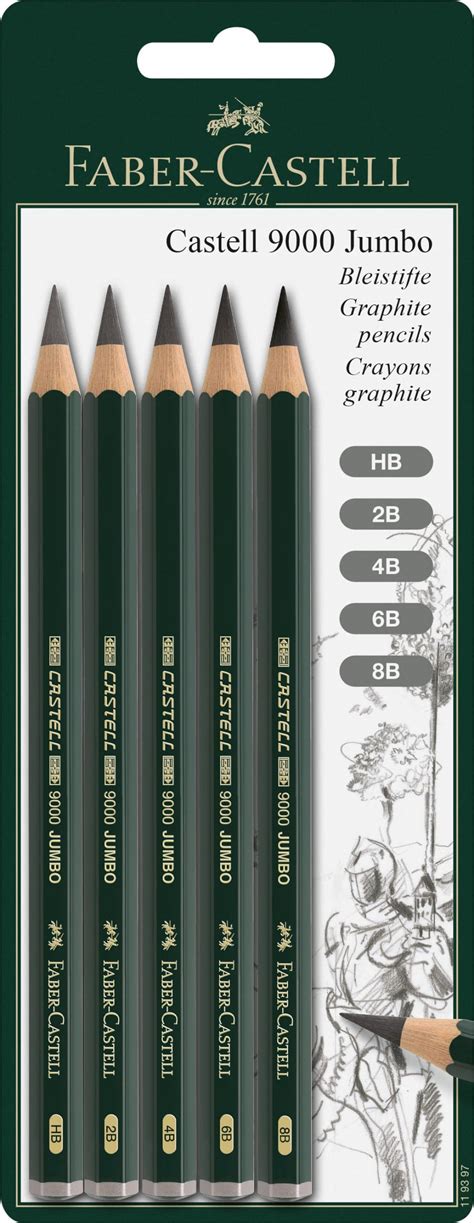 Lápiz Faber-Castell Castell 9000 original