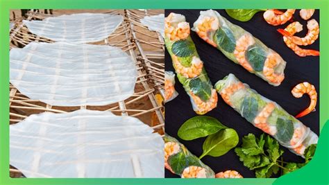 Diversas formas y texturas de obleas de arroz asiáticas