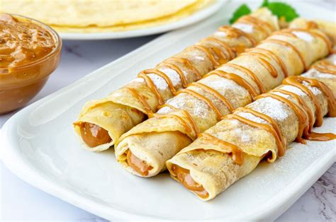 Panqueques con dulce de leche en Argentina