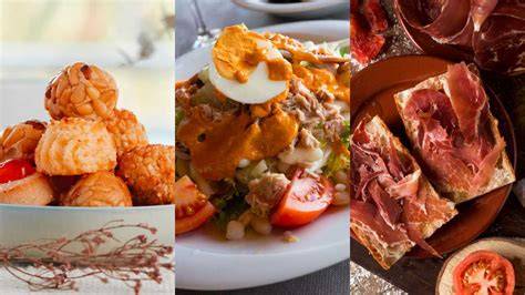 Variedad de platos de la cocina catalana