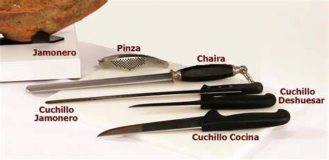Utensilios esenciales para el corte de jamón