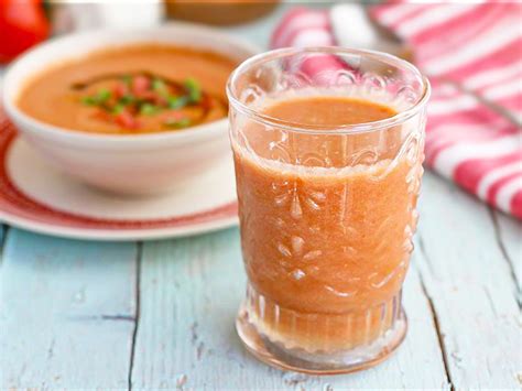 Proceso de batido del gazpacho