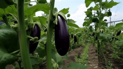 Berenjenas baby en la huerta