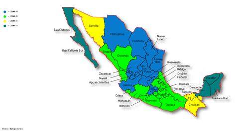 Mapa de zonas de envío