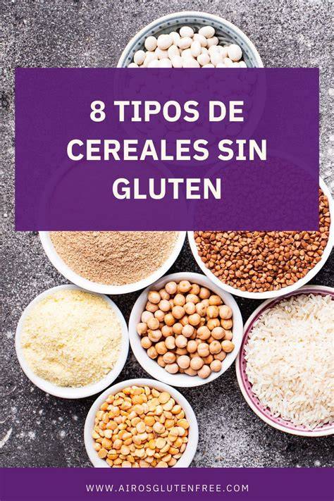 Variedad de cereales sin gluten para el desayuno
