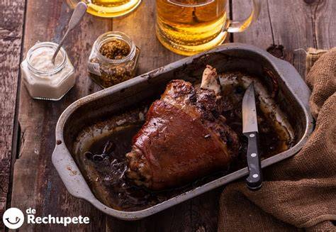 Ingredientes para codillo de cerdo a la cerveza