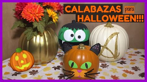 Variedad de calabazas decorativas para Halloween