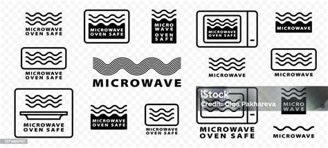 Símbolos de aptitud para microondas en recipientes