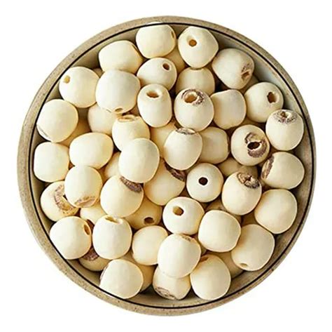 Semillas de loto frescas y secas