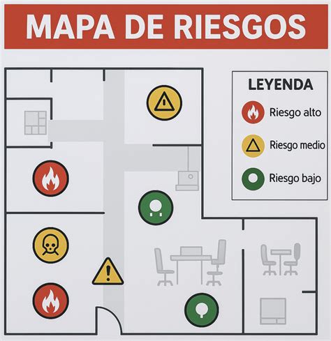 Mapa de zonas de riesgo de cucarachas en un hogar