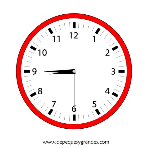 Reloj marcando las horas de apertura