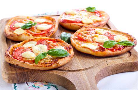 Diferentes tipos de minipizzas creativas