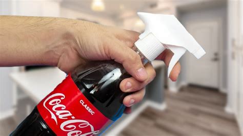 Coca-Cola usada como limpiador