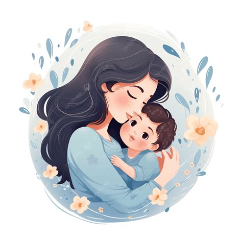 Ilustración de una madre buscando a su hija