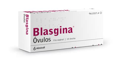 Composición química de Blasgina Óvulos