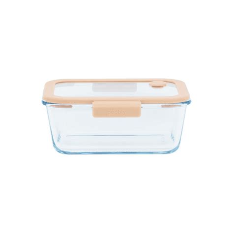 Porta embutidos de cristal apilables con tapa hermética