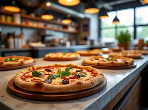 Pizzas artesanales recién horneadas