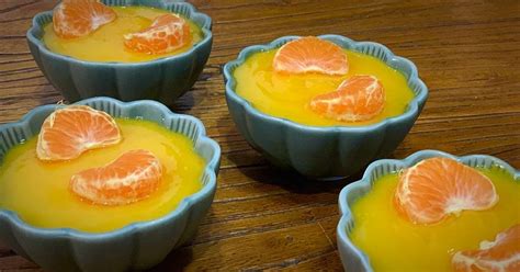 Proceso de preparación de la crema de mandarina