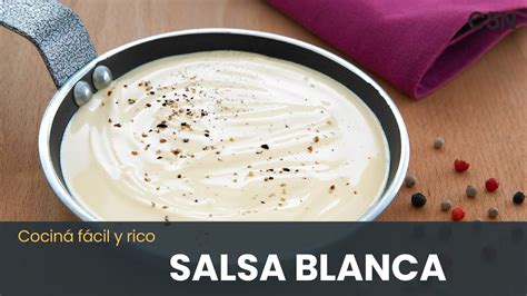 Ingredientes básicos para la salsa blanca