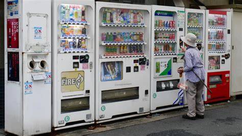 Máquinas expendedoras en Japón
