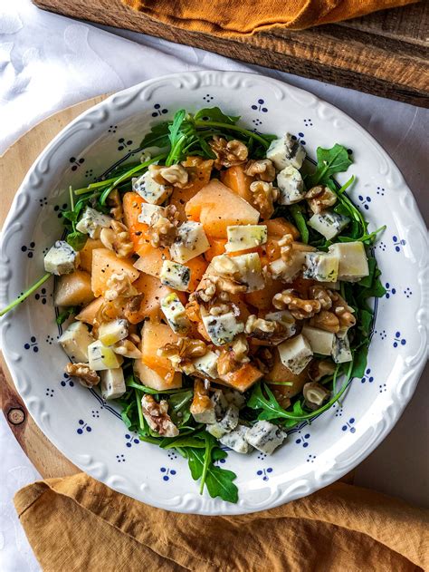 Ensalada de melón y queso gorgonzola