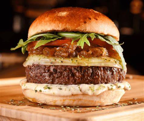 Hamburguesa de Calliope Steakhouse con carne Angus