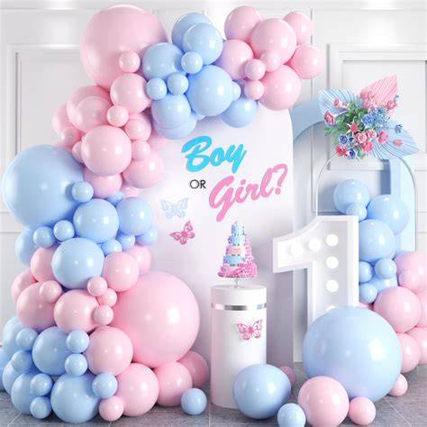 Tarta de baby shower rosa y azul