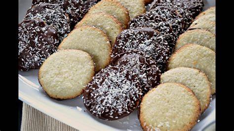 Galletas de coco y chocolate