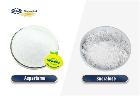 Comparativa de edulcorantes (sacarina vs aspartamo)