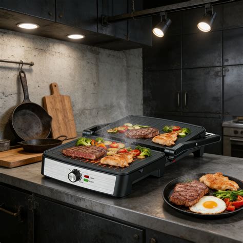 Parrilla eléctrica multifunción