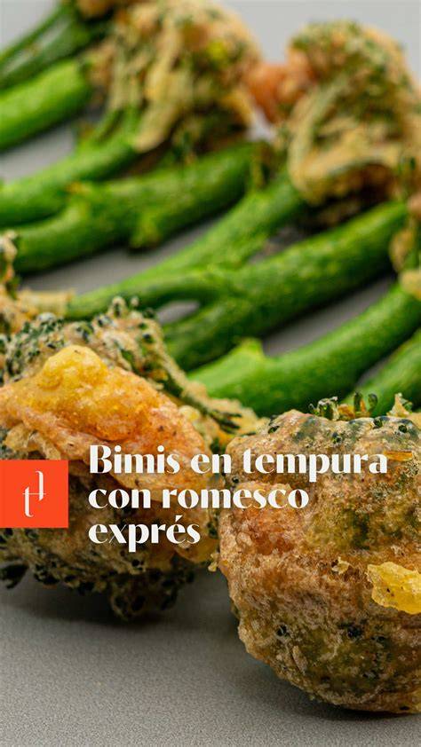 Ingredientes para la tempura: harina, agua fría y hielo
