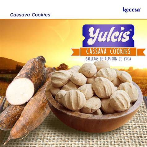 Galletas de yuca doradas y apetitosas