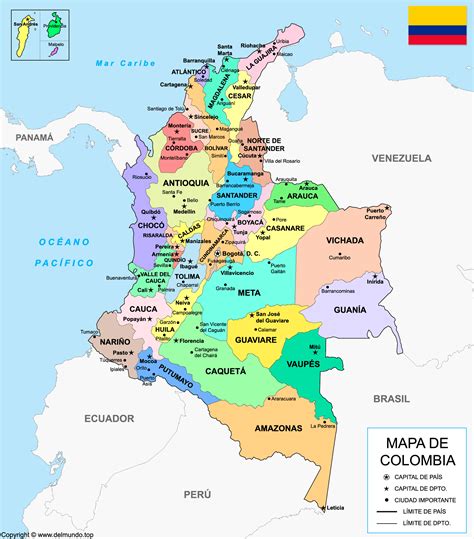 Mapa de Colombia con puntos de conflicto y plantas embotelladoras de Coca-Cola