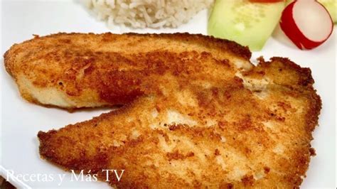 Plato de filetes de tilapia apanados