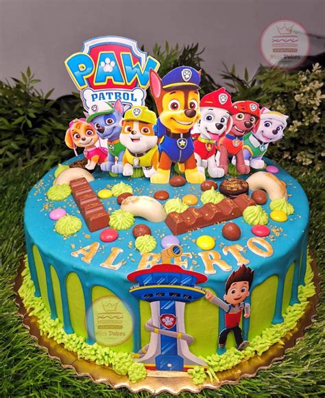Variedad de diseños de tartas de PAW Patrol