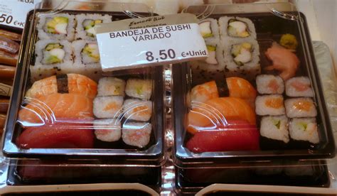 Tabla de combinaciones de sushi para llevar de Toribashi