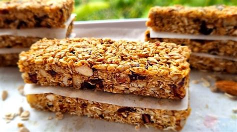 Barras energéticas de avena y plátano