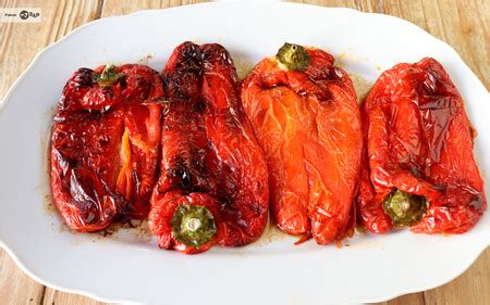 Procesamiento de pimientos asados